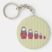 Matryoshka Doll ~ Russian Nesting / Babushka Key Chains