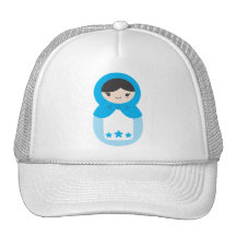 Matryoshka Doll - Sweet Blue Trucker Hats