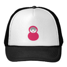 Matryoshka doll trucker hats