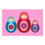 Matryoshka Dolls Custom Stationery