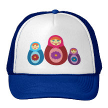 Matryoshka Dolls Mesh Hats