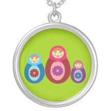 Matryoshka Dolls Necklaces