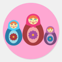 Matryoshka Dolls Sticker