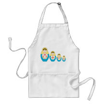 Matryoshka Russian Nesting Dolls Apron