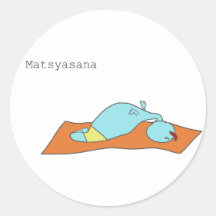 Matsyasana Sticker