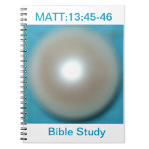 MATT:13:45-46 Bible Study  Journal/ Notebook