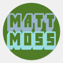 Matt Moss stickers!