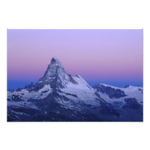 Matterhorn at dawn, Zermatt, Swiss Alps, Art Photo