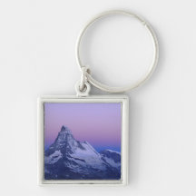 Matterhorn at dawn, Zermatt, Swiss Alps, Key Chain