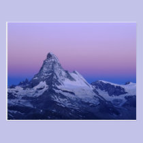 Matterhorn at dawn, Zermatt, Swiss Alps, postcards