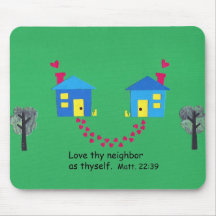 Matthew 22:39 mouse pad