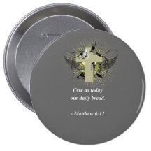 MATTHEW 6:11 Bible Verse Buttons