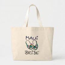 Maui Bride Wedding Tote Bag