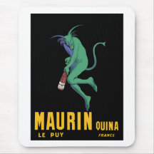 Maurin Quina - Cappiello 1906 - Absinthe Apertif Mouse Pad