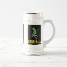 Maurin Quina Vintage Liquor Ad Mugs, Steins