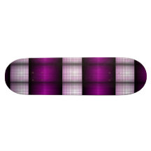 Mauve columns custom skateboard