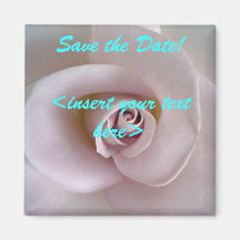 Mauve Rose Save the Date!  magnet