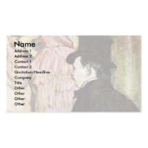 Maxime Dethomas At The Opera Ball, Business Card Templates