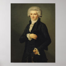 Maximilien de Robespierre  1791 Poster