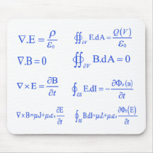maxwell physics equation mousepad