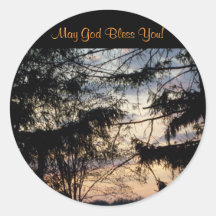 May God Bless You! Sticker