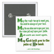 May the Road Rise To Meet You Pinback Button