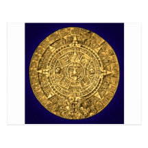 mayan calendar postcard