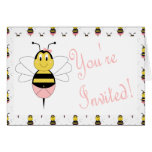 MayBee Bumble Bee Baby Shower Invitation Cards