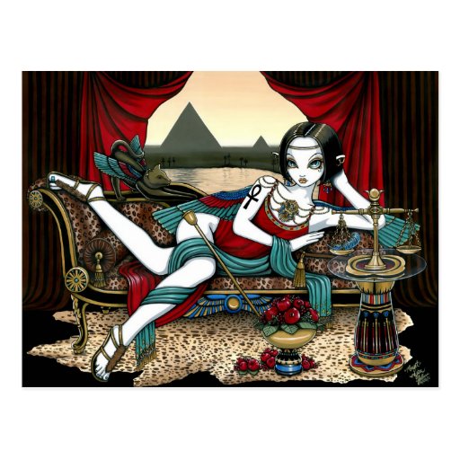 Mayet Egyptian Goddess Maat Angel Postcard