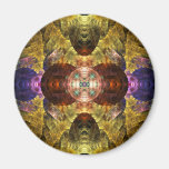 Mayflower Abstract Geometric Fractal Fridge Magnet