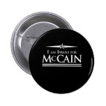 MCCAIN 2008: INSANE FOR MCCAIN PIN