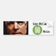 McCain bumpersticker Bumper Sticker