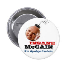 McCain Insane Bomb-Head Button