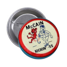 McCain Kickin' -ss Button