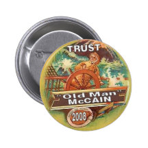 McCain Old Man Button
