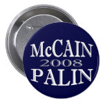 McCAIN PALIN 2008 Blue Button - FULL