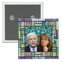 McCain/Palin Mosaic Square Button