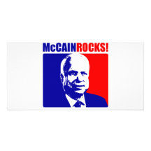 McCain Rocks! Custom Photo Card