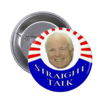 McCain Straight Talk Button