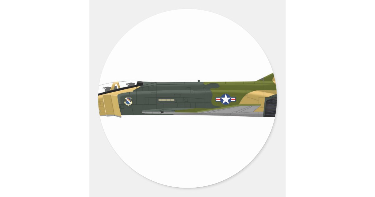 mcdonnell douglas f 4e phantom ii sticker zazzle mcdonnell douglas f 4e phantom ii sticker zazzle