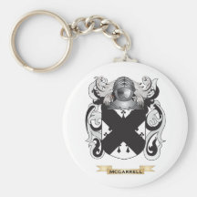 McGarrell Coat of Arms (Family Crest) Key Chain