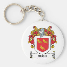 McGill Family Crest Keychain
