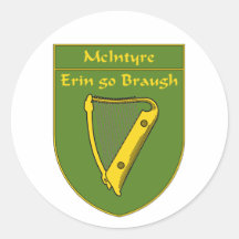 McIntyre 1798 Flag Shield Stickers
