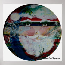 MClairArt's Funny Sun Faces Holiday Prints/Posters