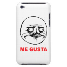 me gusta face rage face meme humour lol rofl iPod Case-Mate case