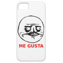 Me Gusta Face with Text