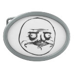 Me Gusta Meme Oval Belt Buckles