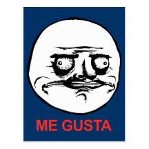 ME GUSTA Postcard
