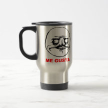 Me Gusta Rage Face Meme Mug