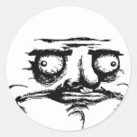 Me Gusta Round Stickers